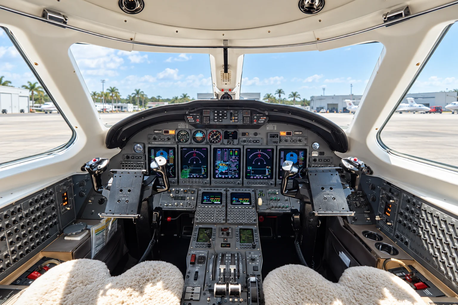 Flight deck perspective